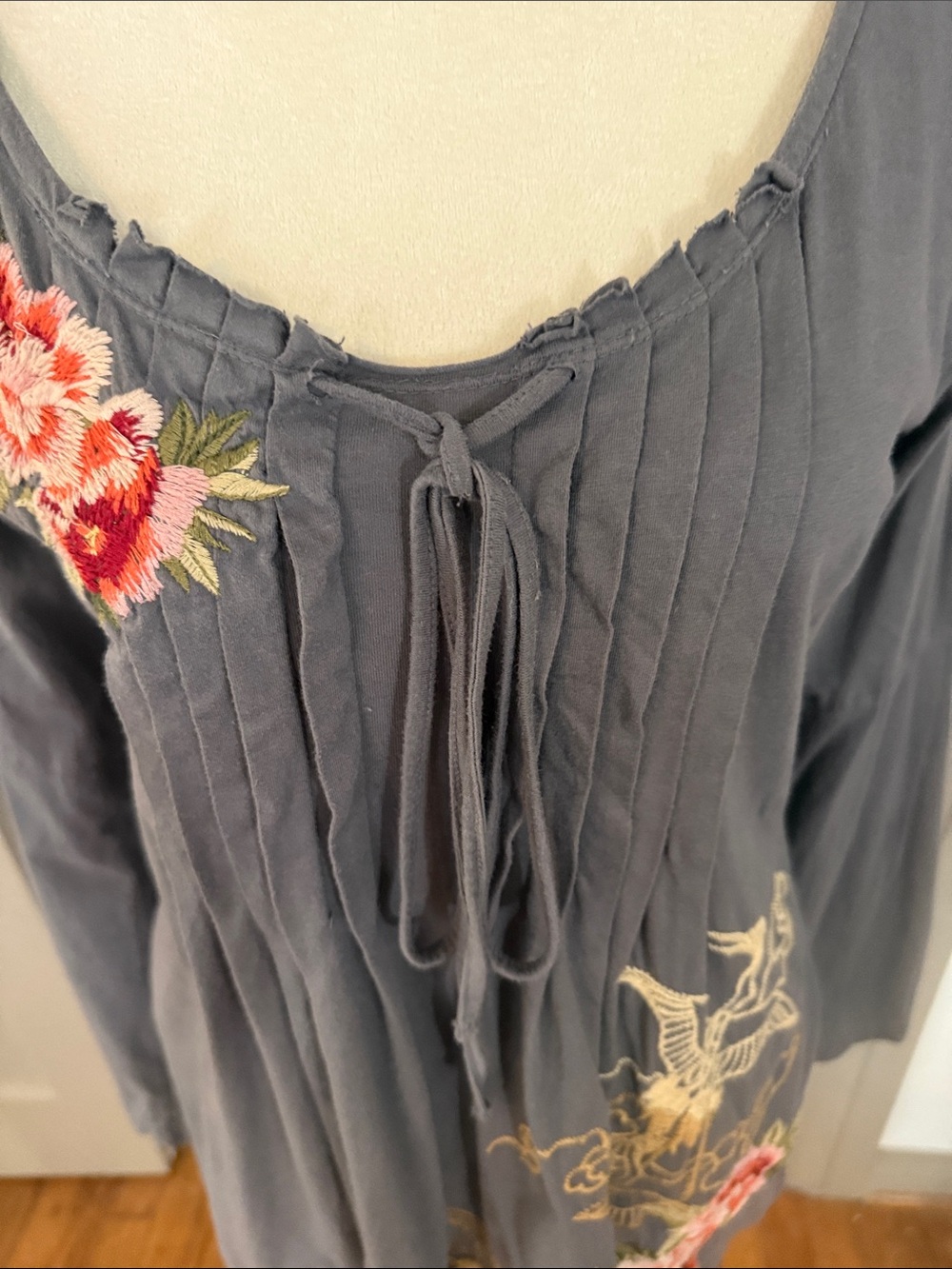 Johnny Was Long-Sleeve Embroidered Top - Women's - Picture 9 of 11